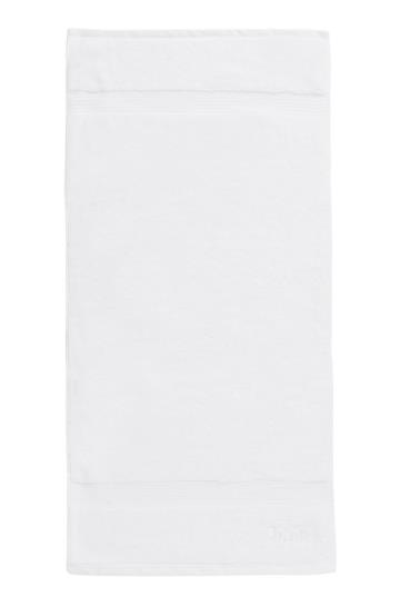 Ręczniki BOSS Ribbed Border Białe Damskie (Pl14073)